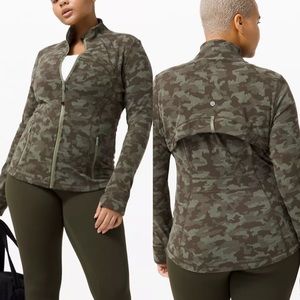 lululemon athletica Olive Green Camo Define Jacket
